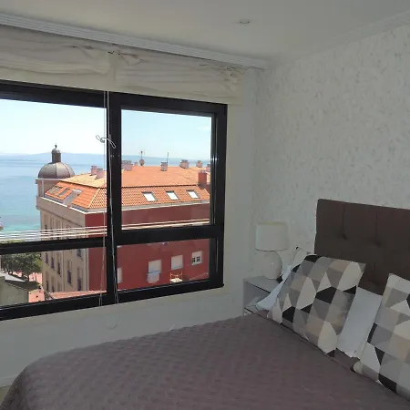 Con Vistas Al Mar Y Playa Enfrente Apartman Ribeira