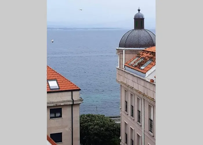 Lejlighed Con Vistas Al Mar Y Playa Enfrente Ribeira